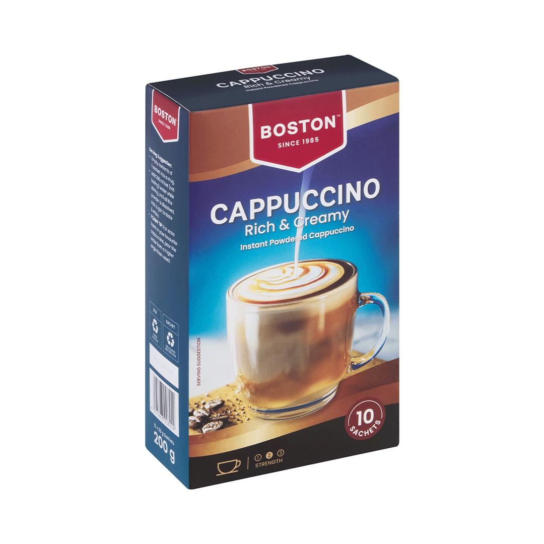 Boston Cappuccino Rich And Creamy 10s – Jumbo Brands