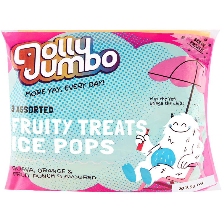 Jolly Jumbo Fruity Treat Ice Pops (20x90ml) – Jumbo Brands