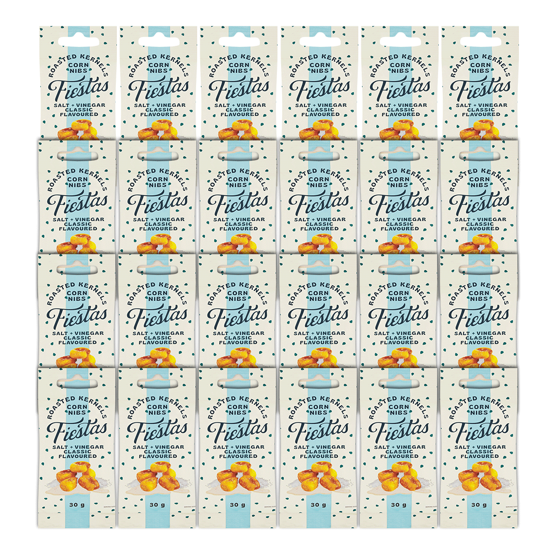 Fiestas Corn Nibs Salt & Vinegar 30g