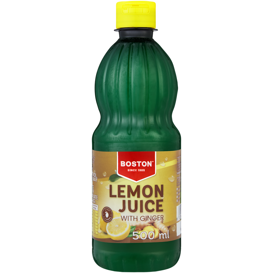 Boston Lemon Juice with Ginger 500ml