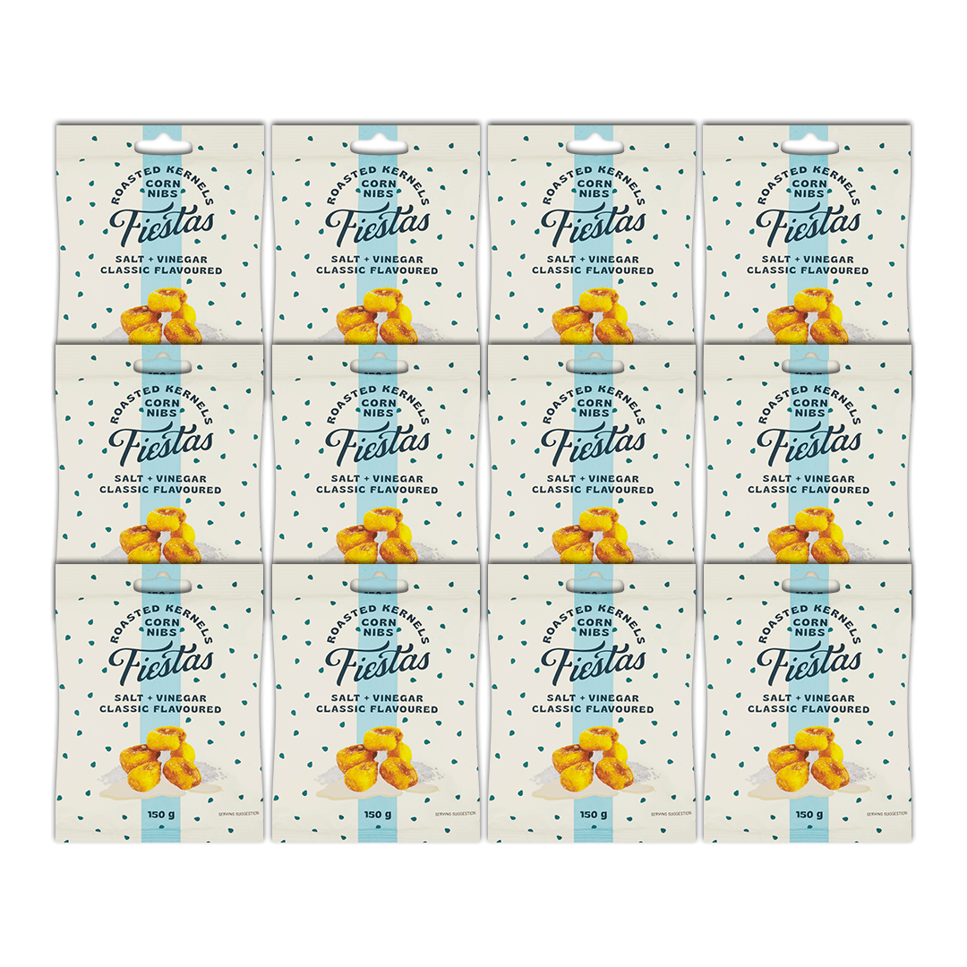 Fiestas Corn Nibs Salt & Vinegar 150g