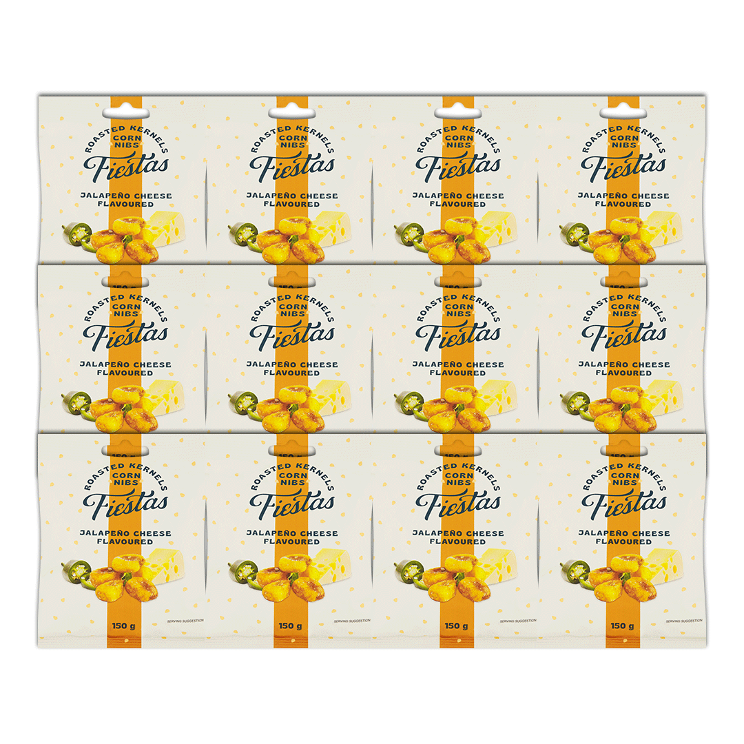 Fiestas Corn Nibs Jalapeño Cheese 150g
