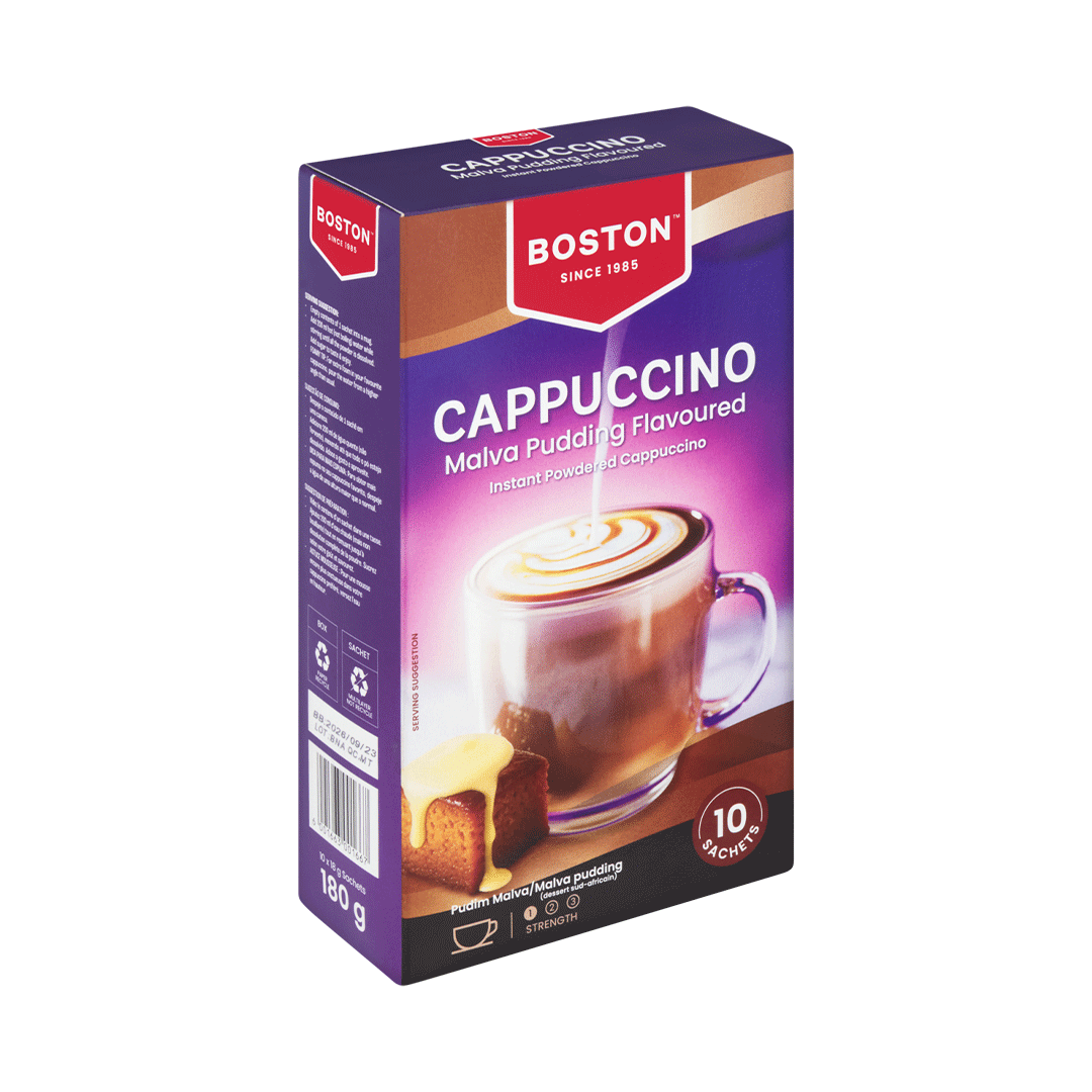 Boston Cappuccino Malva Pudding 10s