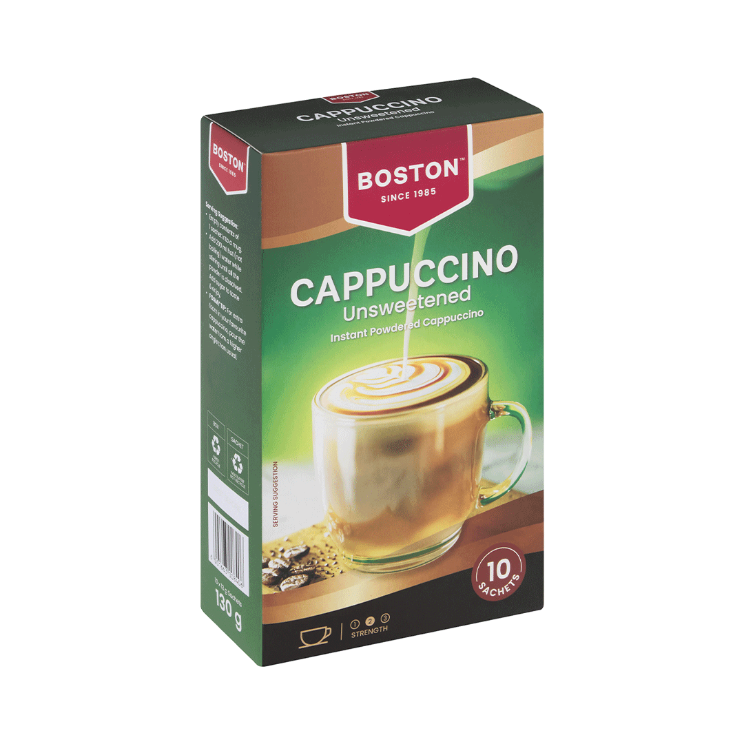 Boston Cappuccino Unsweetened 10s
