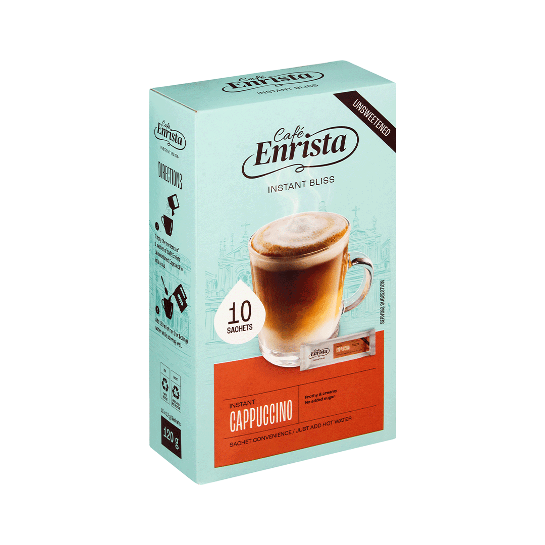 Café Enrista Cappuccino Unsweetened 10s