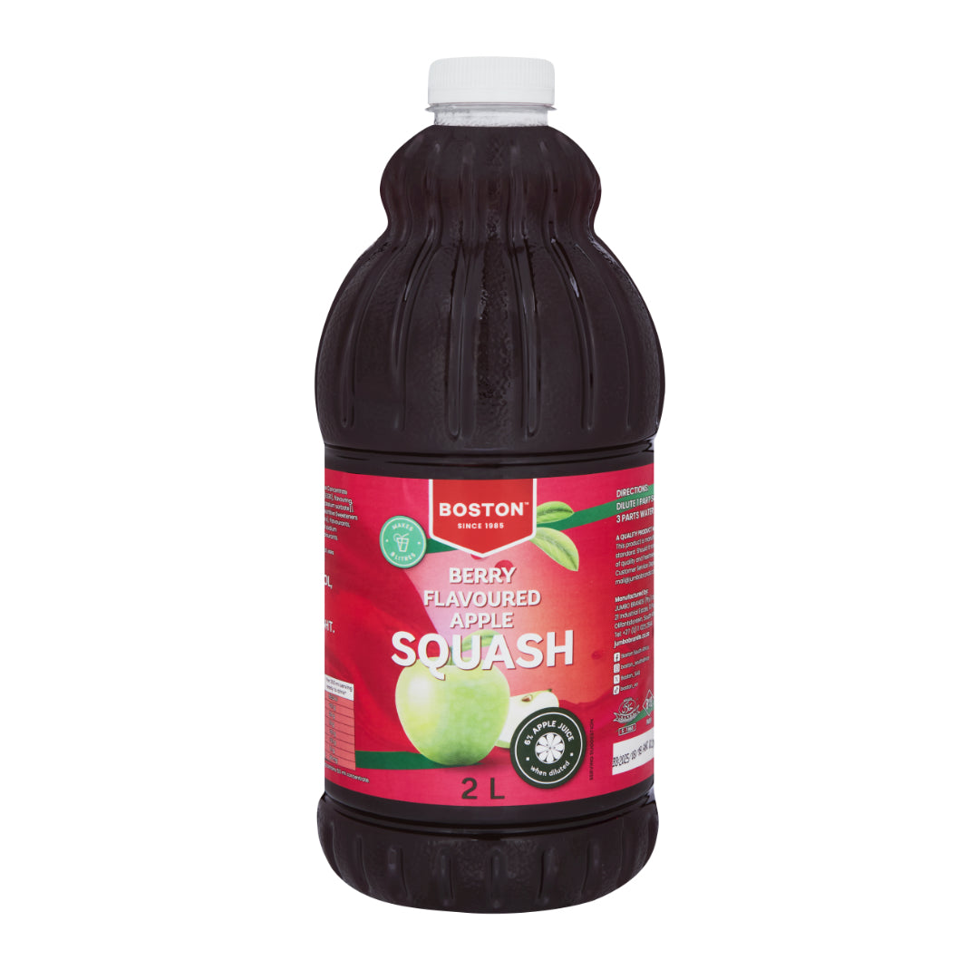 Boston Berry Flavoured Apple Squash 2L