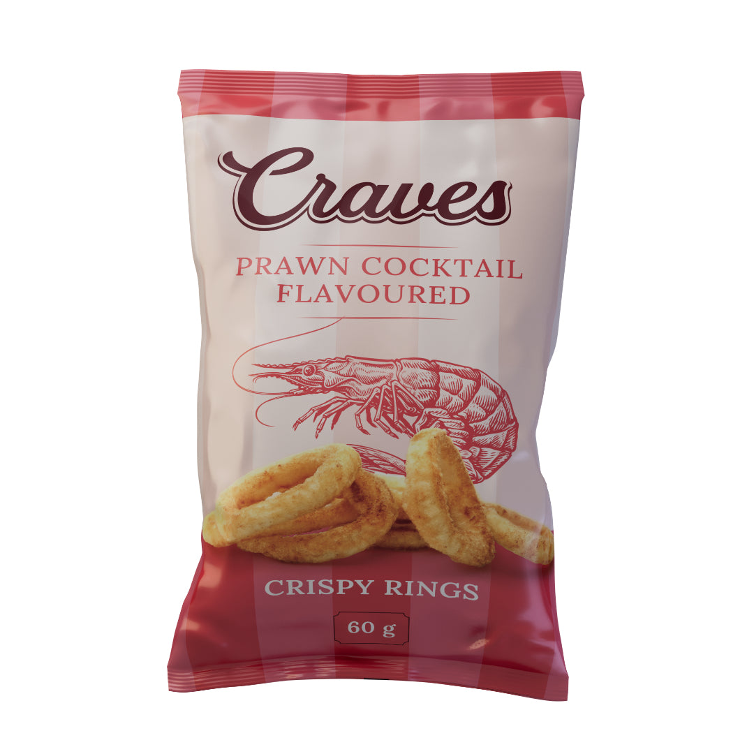 Craves Crispy Rings Prawn Cocktail 60g