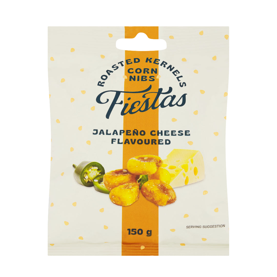 Fiestas Corn Nibs Jalapeño Cheese 150g