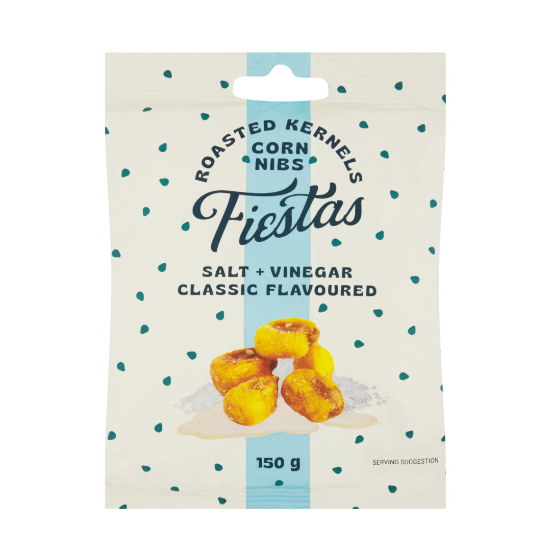 Fiestas Corn Nibs Salt & Vinegar 150g