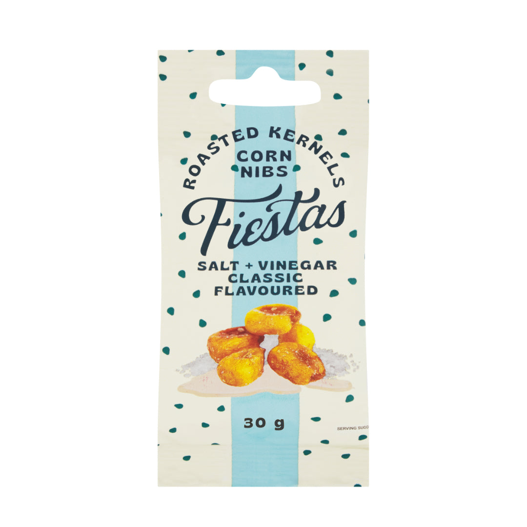 Fiestas Corn Nibs Salt & Vinegar 30g