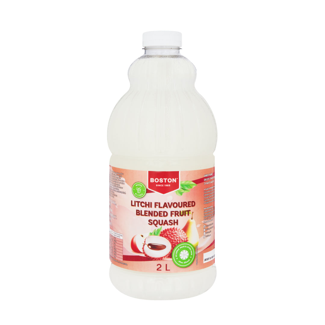 Boston Litchi Flavoured Blended Fruit Squash 2L