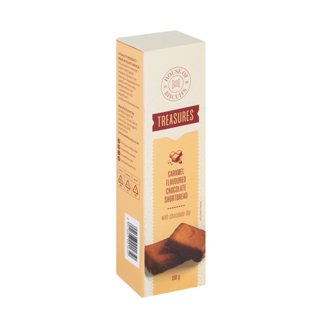 Treasures Chocolate Shortbread 180g (Caramel)