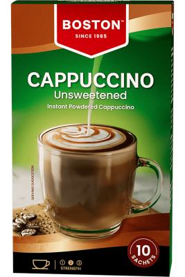 Jumbo Brands: Boston Cappuccino Unsweetened 10s