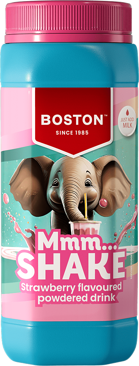 Jumbo Brands: Boston Mmm Shake Strawberry 500 g