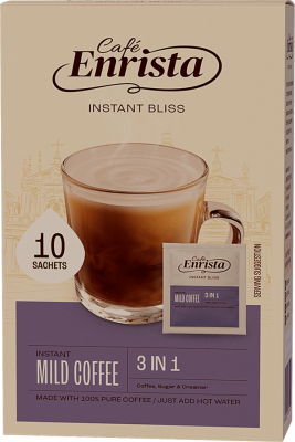 Jumbo Brands: Café Enrista 3-in-1 Instant Coffee Mild 10s