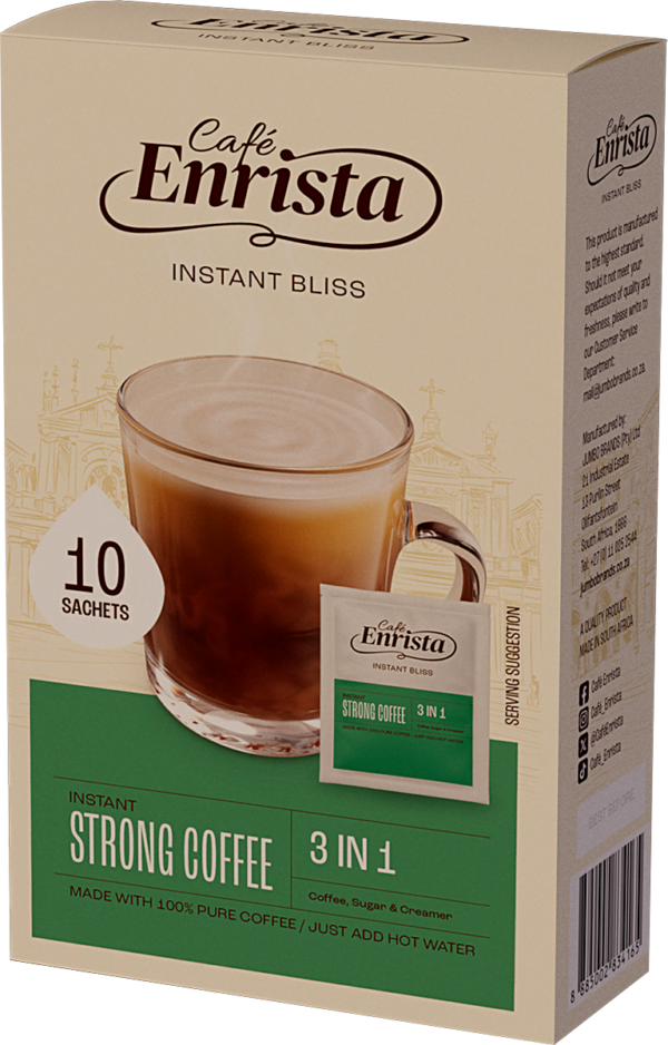 Jumbo Brands: Café Enrista 3-in-1 Instant Coffee Strong 10s