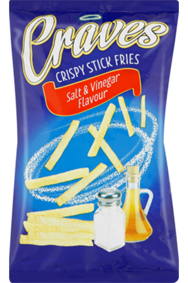 Jumbo Brands: Craves Salt & Vinegar 100 g