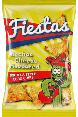Jumbo Brands: Fiestas Chips Nachos Cheese 150 g