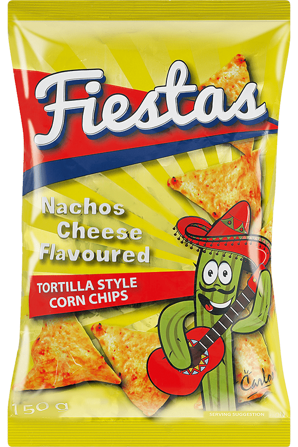 Jumbo Brands: Fiestas Chips Nachos Cheese 150 g