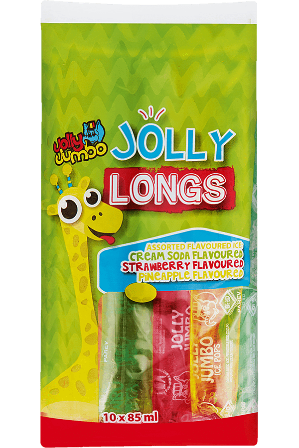Jumbo Brands: Jolly Jumbo Ice Lollies Long 10 x 150 ml
